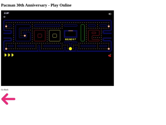 Games/HTML/HTML5/HTML5Games/Game/Pacman30thAnniversary screenshot