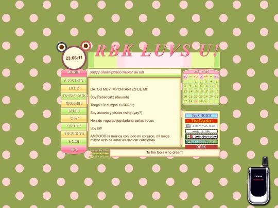 aboutMe screenshot