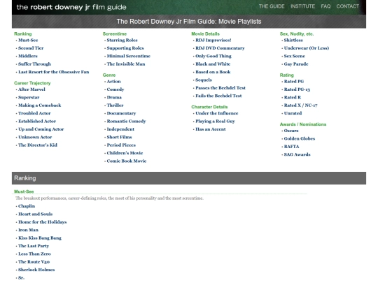 guide/playlists screenshot