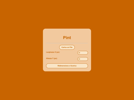 Pint/HomePage screenshot