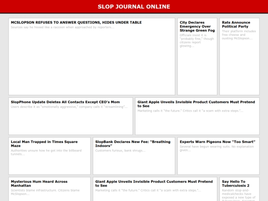 news screenshot