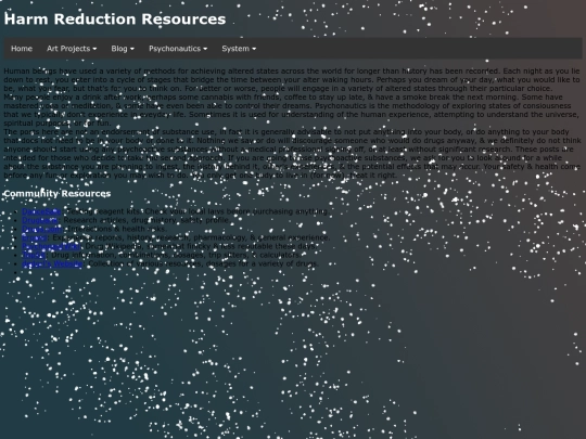 psychonautics/harmreduction screenshot