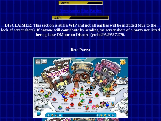parties screenshot