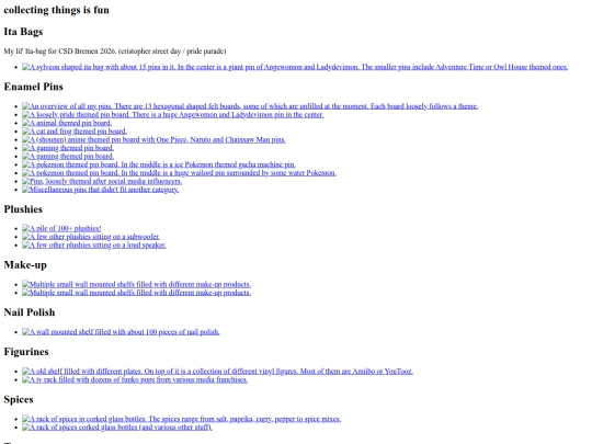 html/fun-corner/collections screenshot
