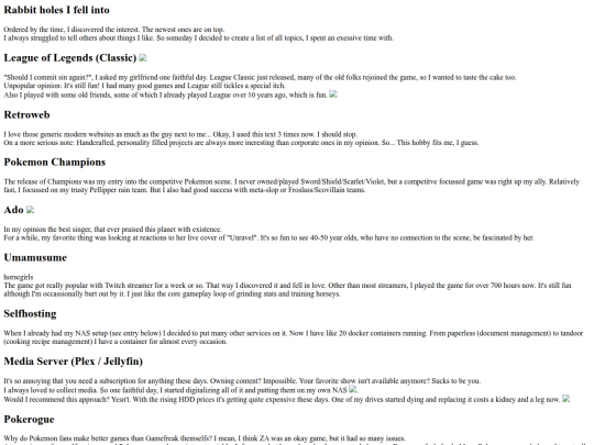 html/fun-corner/rabbit-holes screenshot