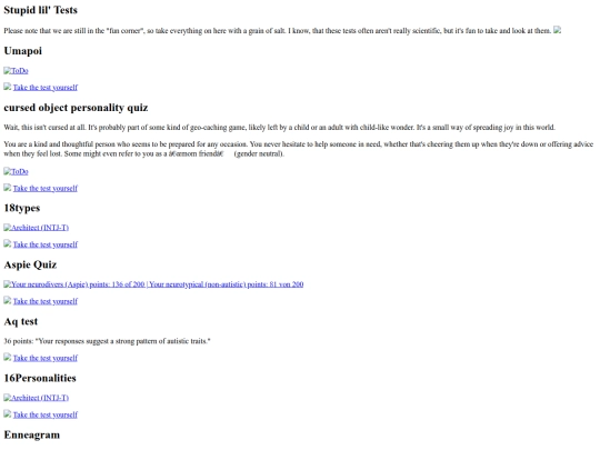 html/fun-corner/stupid-tests screenshot