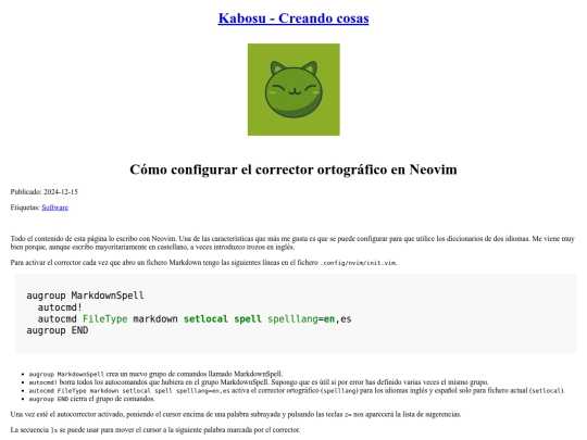 guides/0012-corrector-ortografico-neovim screenshot