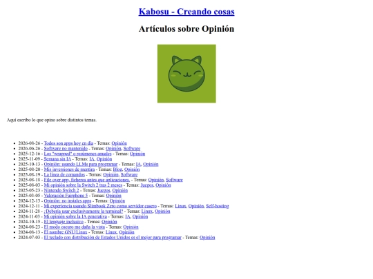 tags/opinión screenshot