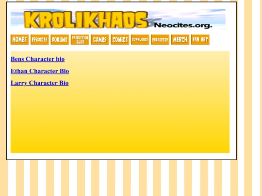 Character screenshot