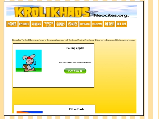 Games screenshot