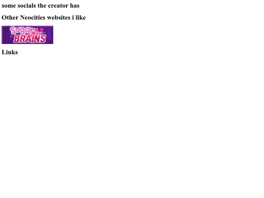 Links screenshot