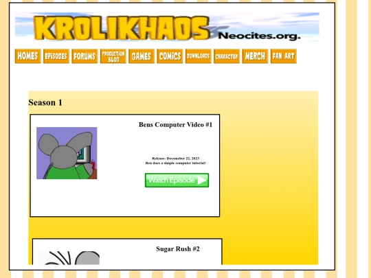 episodes screenshot
