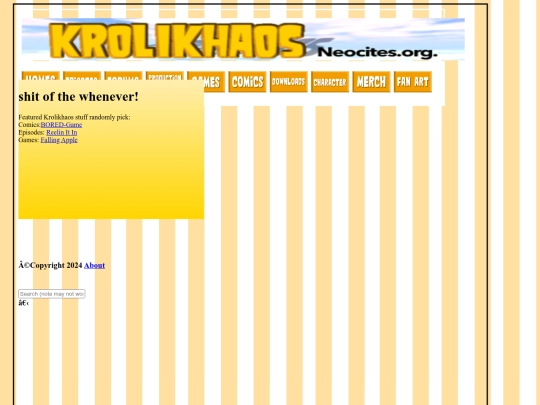 homepage screenshot