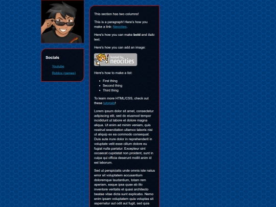 test screenshot