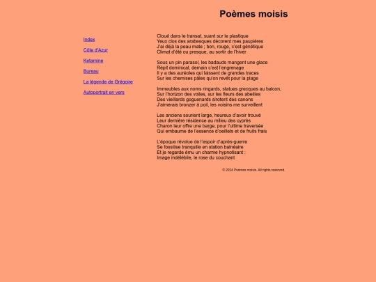 poemes/cotedazur screenshot