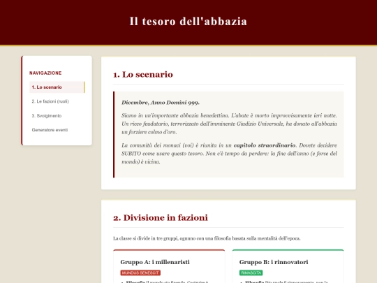 attivitàpauraannomille screenshot