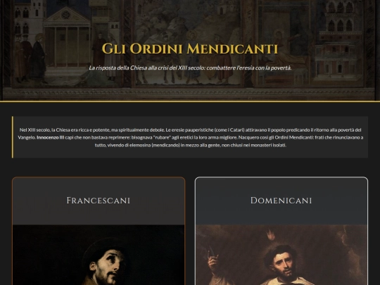 ordinimendicanti screenshot