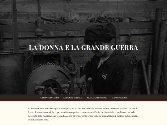 primaguerramondialedonna screenshot