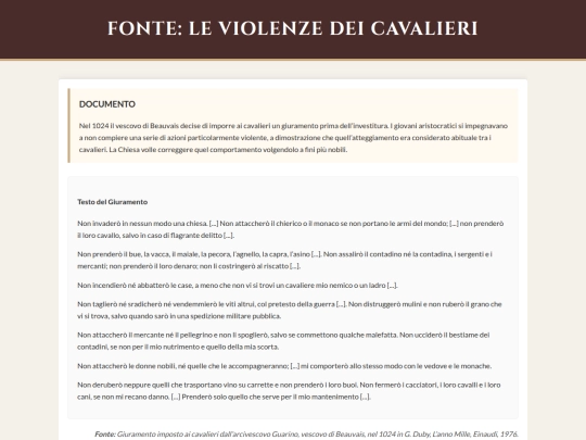 testocavalieri screenshot