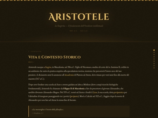 tuttoaristotele screenshot
