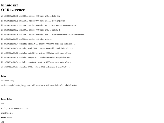 index screenshot