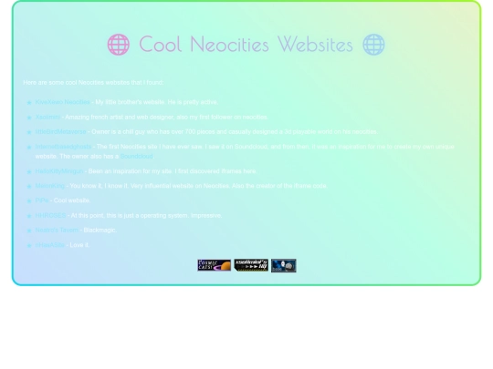 MainSites/coolNeocities-content screenshot