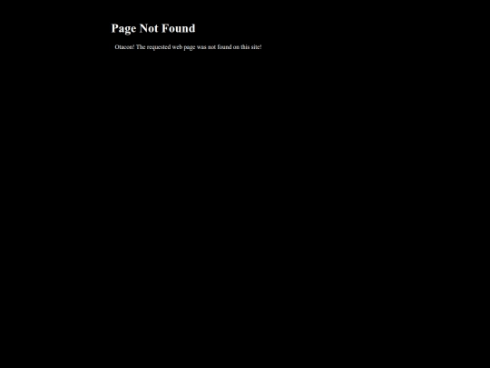 not_found screenshot