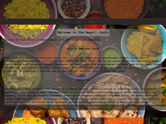 resturant screenshot