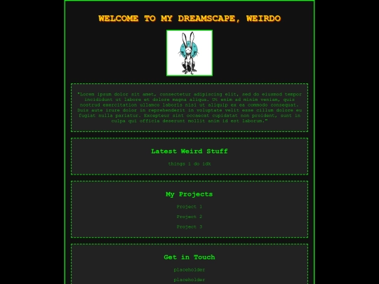 test screenshot