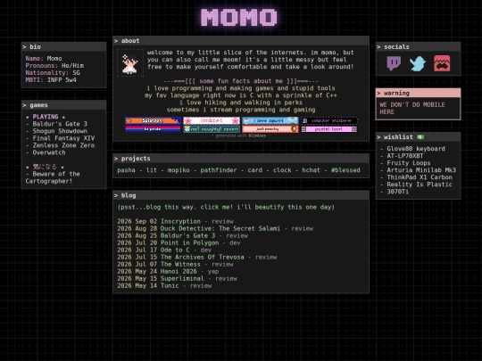 index screenshot