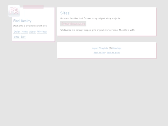 sites screenshot