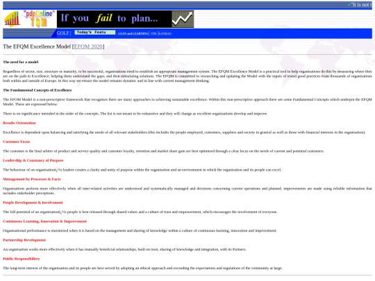 EFQM screenshot
