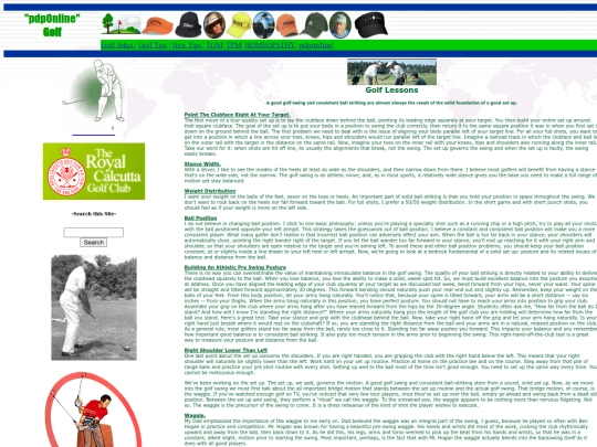 Golf screenshot