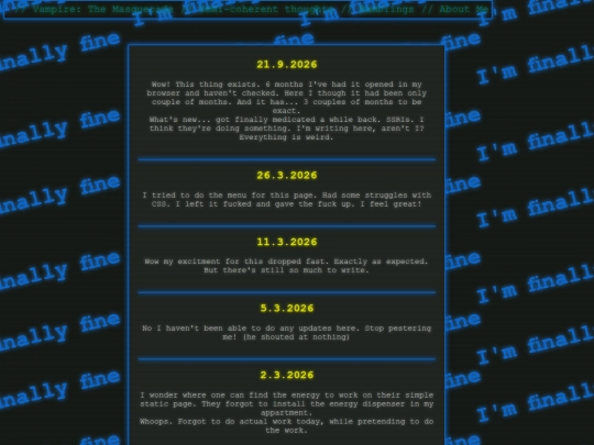 ramblings screenshot