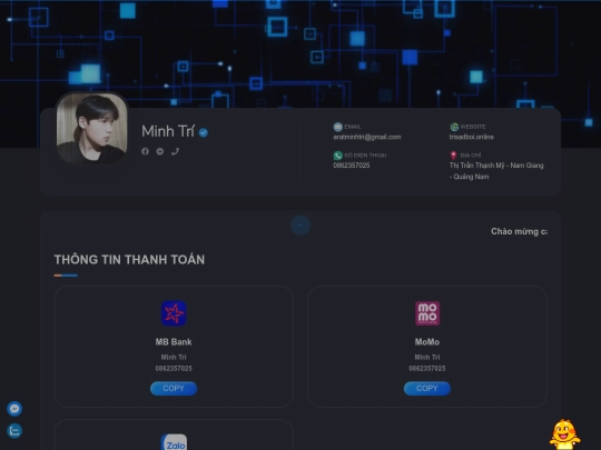 thongtinthanhtoan screenshot