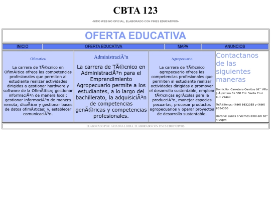OFERTA EDUCATIVA screenshot