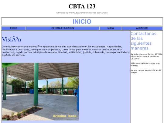 cbta/CBTa/INDEX screenshot