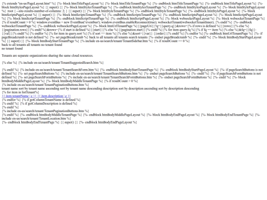 aitelemetry/webawesome/templates/en-us/search/tenant/TenantGenSearchPage screenshot
