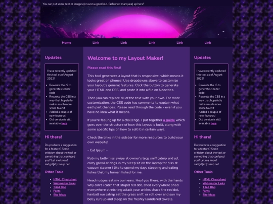 homepage screenshot