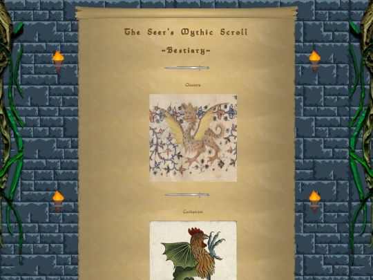 bestiary screenshot