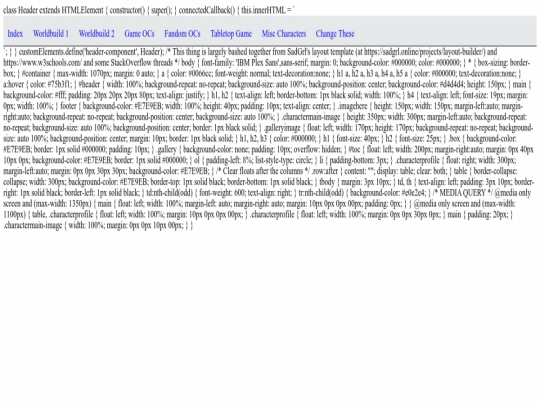 index screenshot