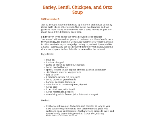 recipes/BarleyLentilChickpeaOrzoSoup screenshot