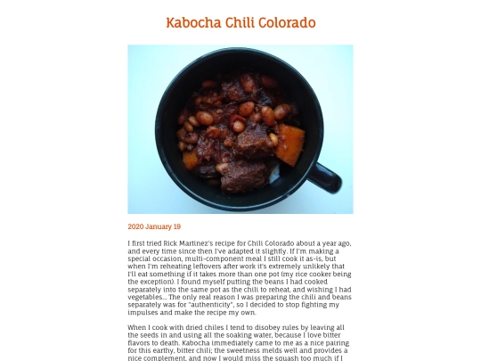 recipes/KabochaChiliColorado screenshot