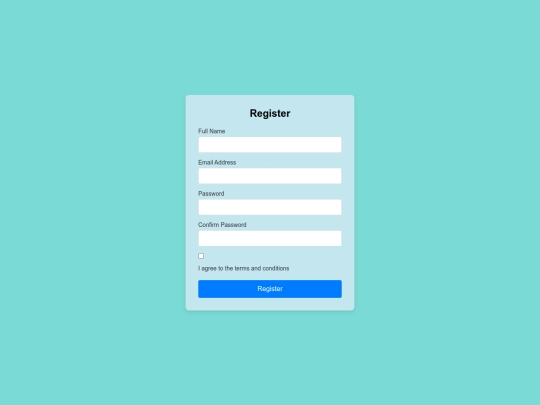 form screenshot