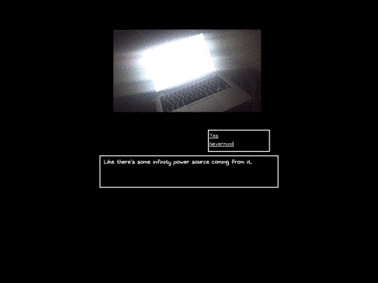 Apologies/Computer screenshot