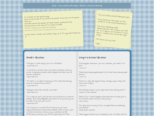noob_archive/quotecorner screenshot