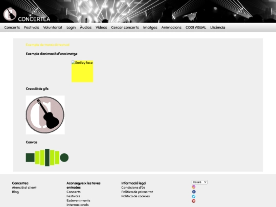 animacions screenshot