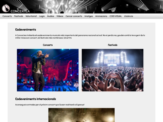 festivals screenshot