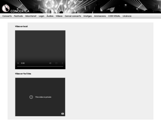 videos screenshot