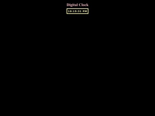 DigitalClock screenshot